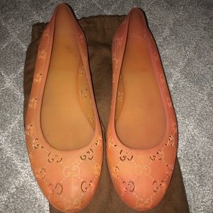 Gucci Jelly Flats